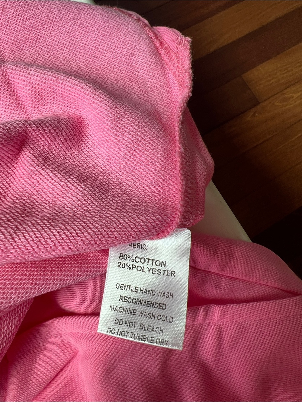 Women’s Pink Hoodie & Elastic-Waist Shorts Set - Picture 3 of 7
